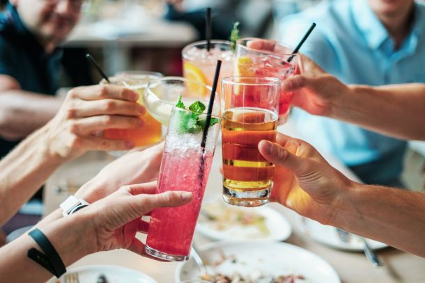Lebensmittel mit Alkohol